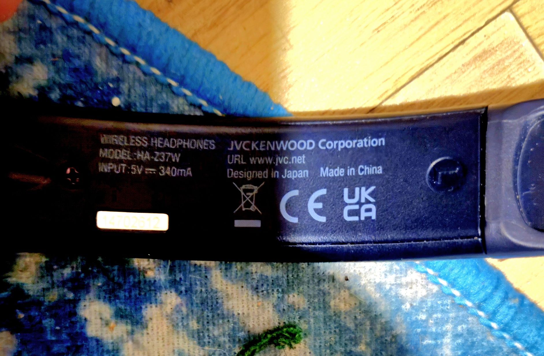 JVC fones wireless Bluetooth HA-Z37W-AZUL