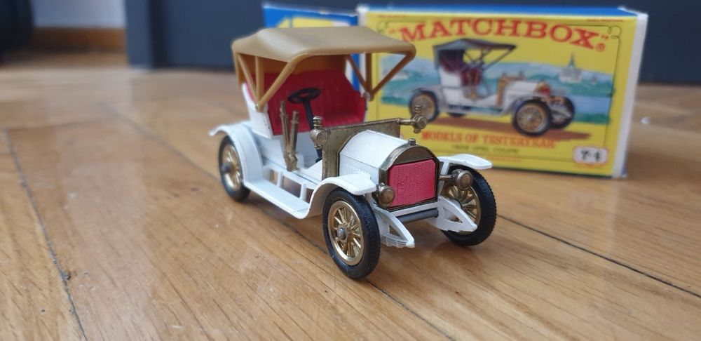 Lesney Matchbox 1909 Opel Coupe 1/43 z pudełkiem
