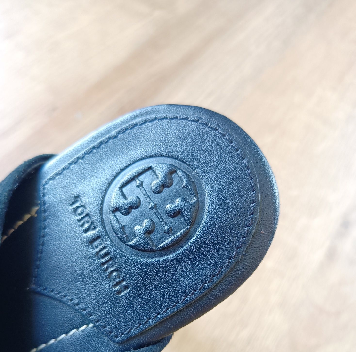 Klapki Obcasy Tory Burch r.39 Oryginalne
