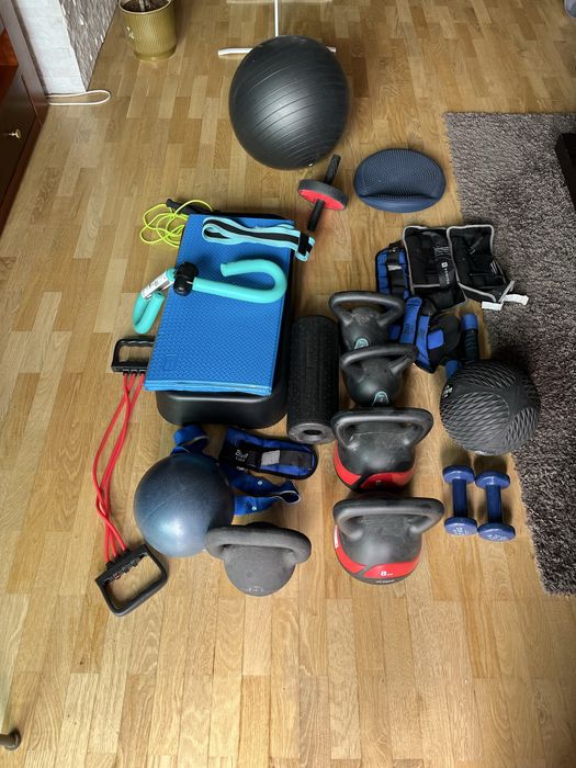 Kit Completo de Treino em Casa – Excelente Estado