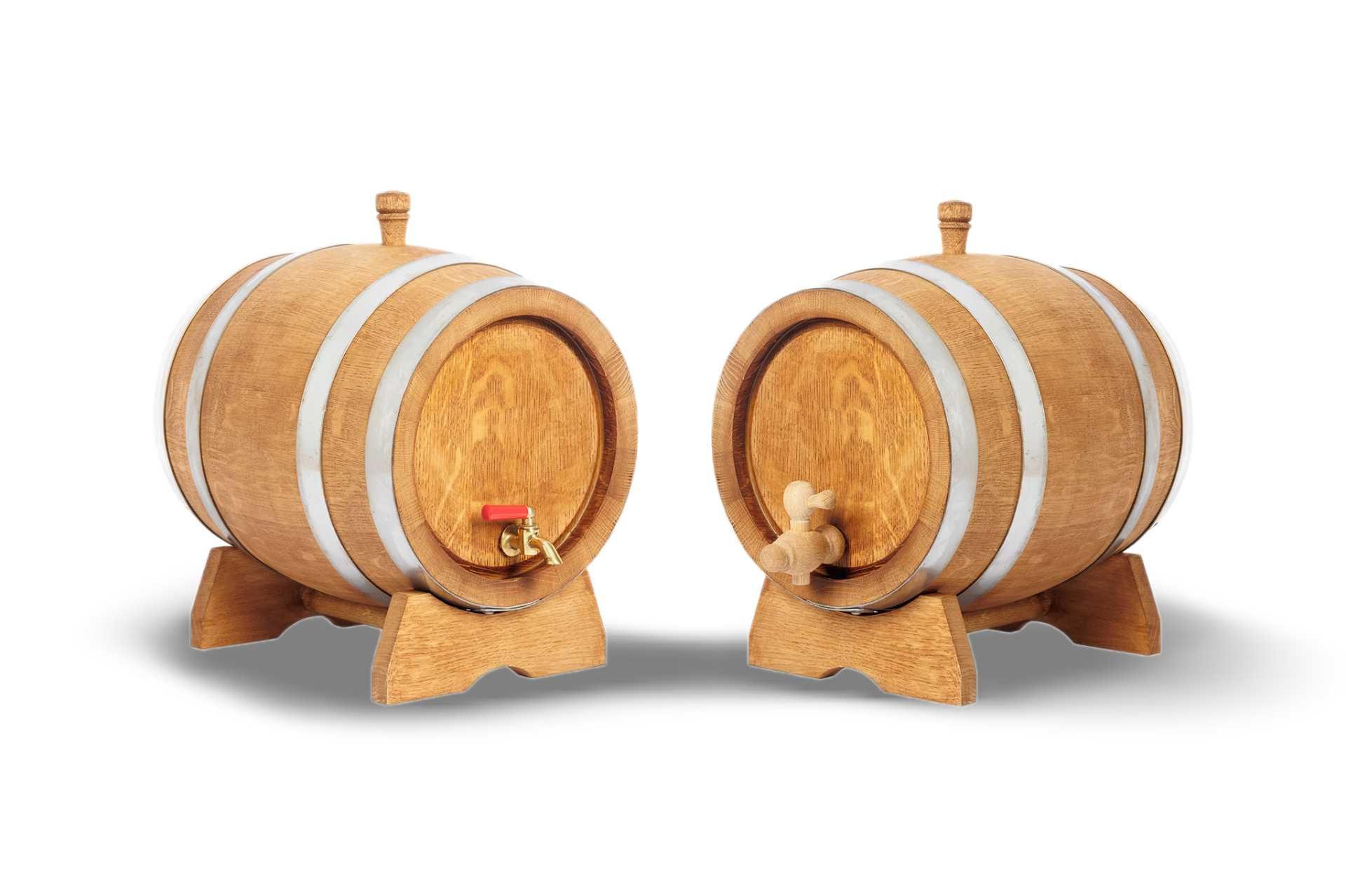Dębowe beczki 1L 2L 3L 5L 10L 15L 20L 30L 50L na whisky bimber nalewki