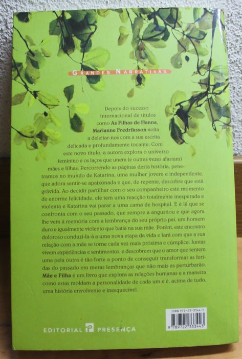 Livro Mãe e filha de Marianne Fredriksson