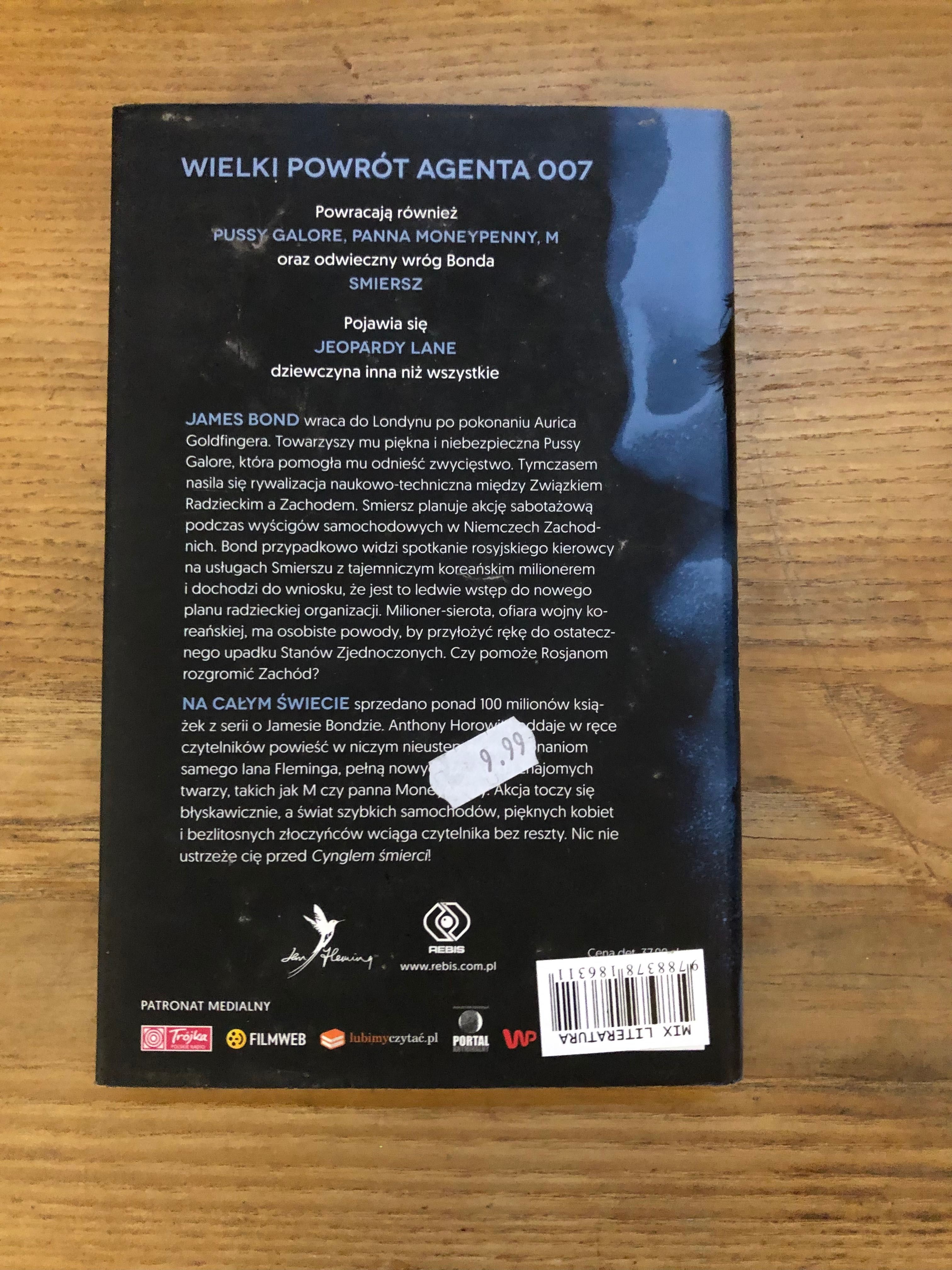 Cyngiel śmierci. James Bond. Tom 39
Autor: Anthony Horowitz