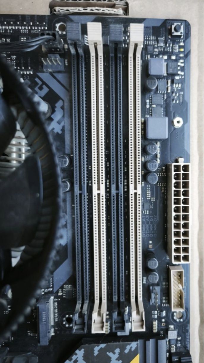 Материнська плата ASUS TUF Z270 MARK 2 з процесором та вентилятором