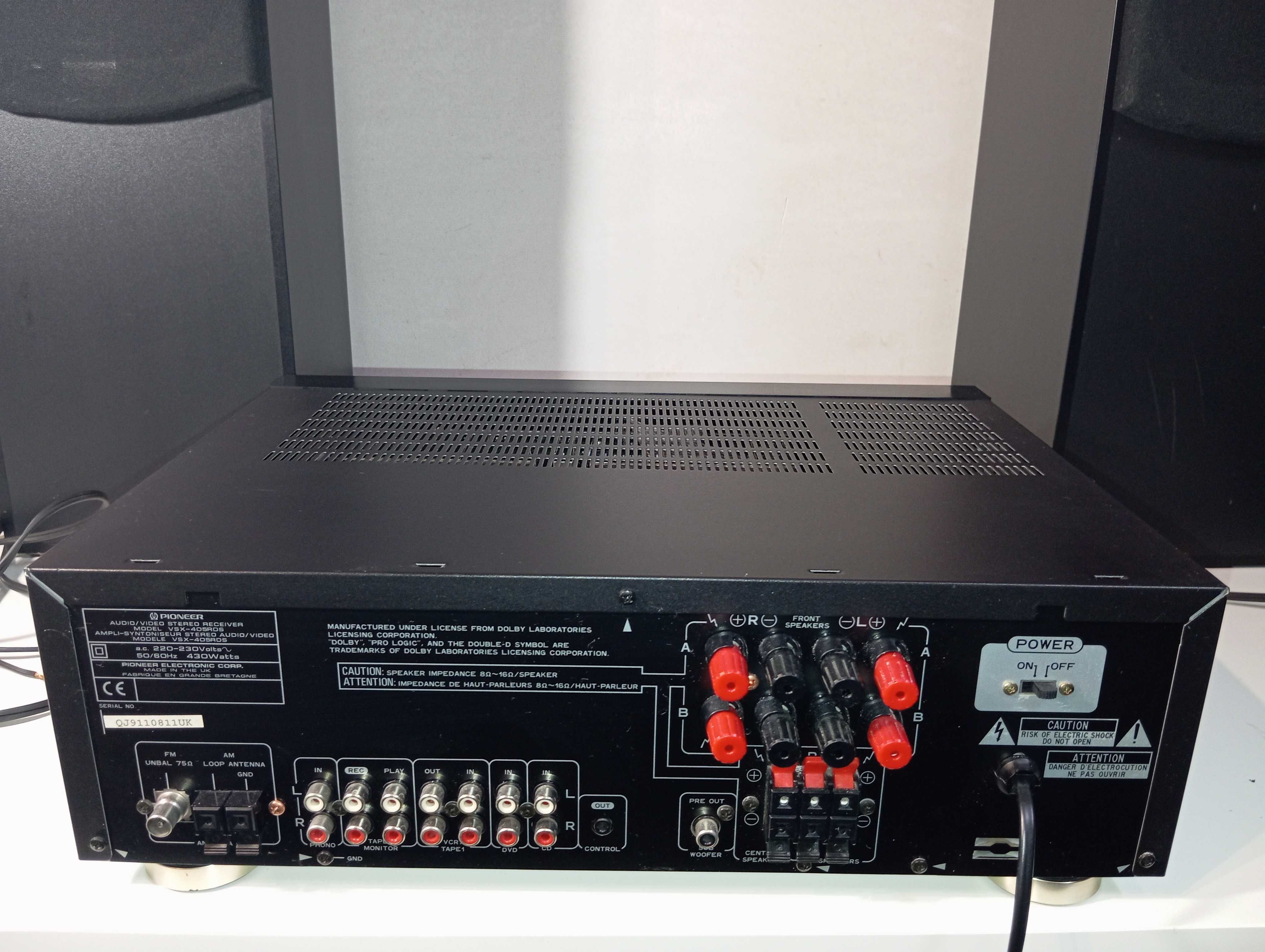 Pioneer VSX-405RDS i DV-636D i I.Q Sound Lady 3 wieża Pioneer
