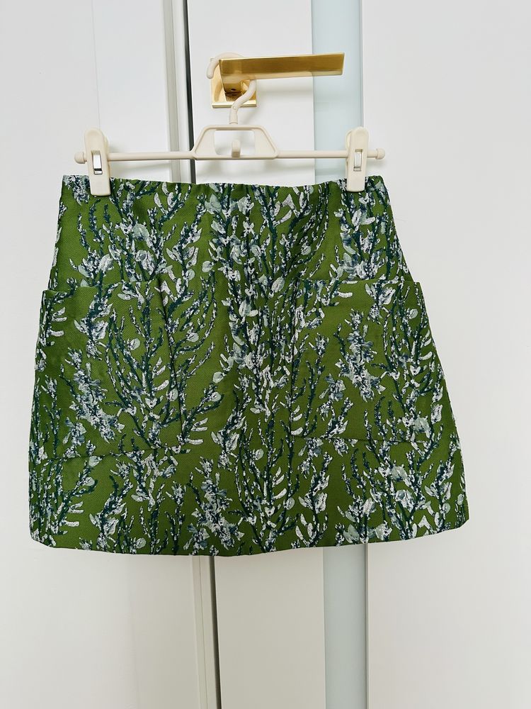 H&M trend conscious exclusive spódniczka spódnica M zielona Rozenek