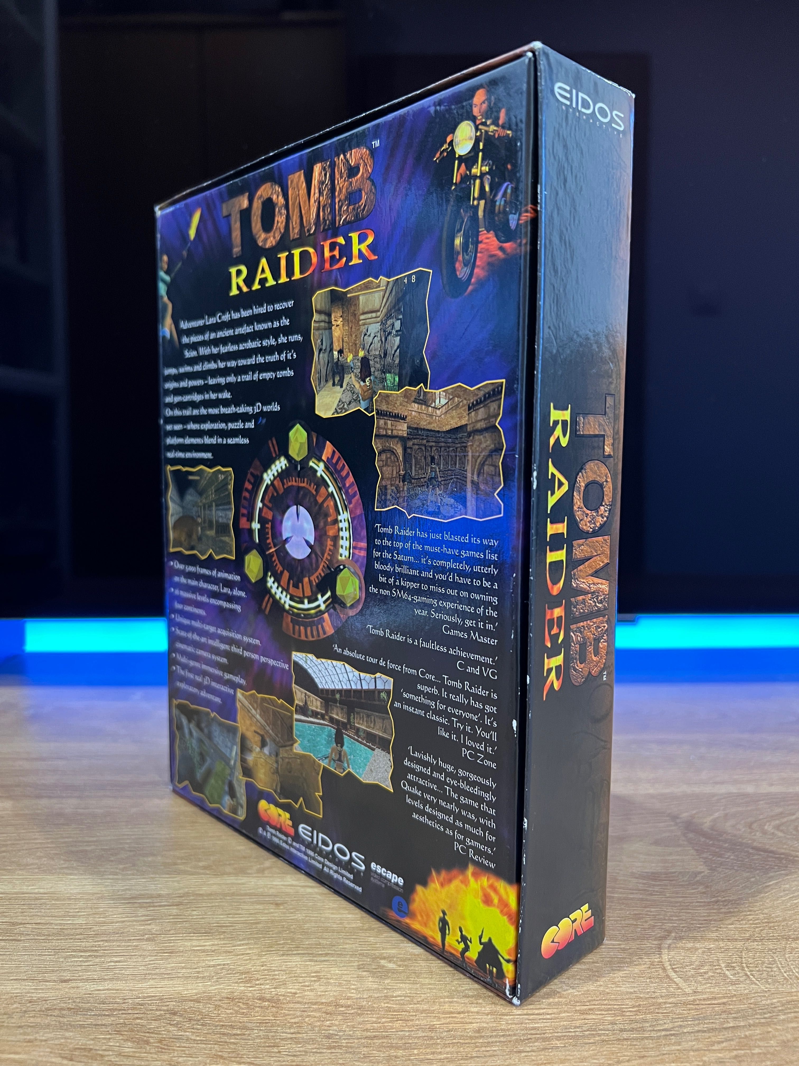 Tomb Raider 1 gra (PC EN 1996) BIG BOX premierowe kompletne wydanie