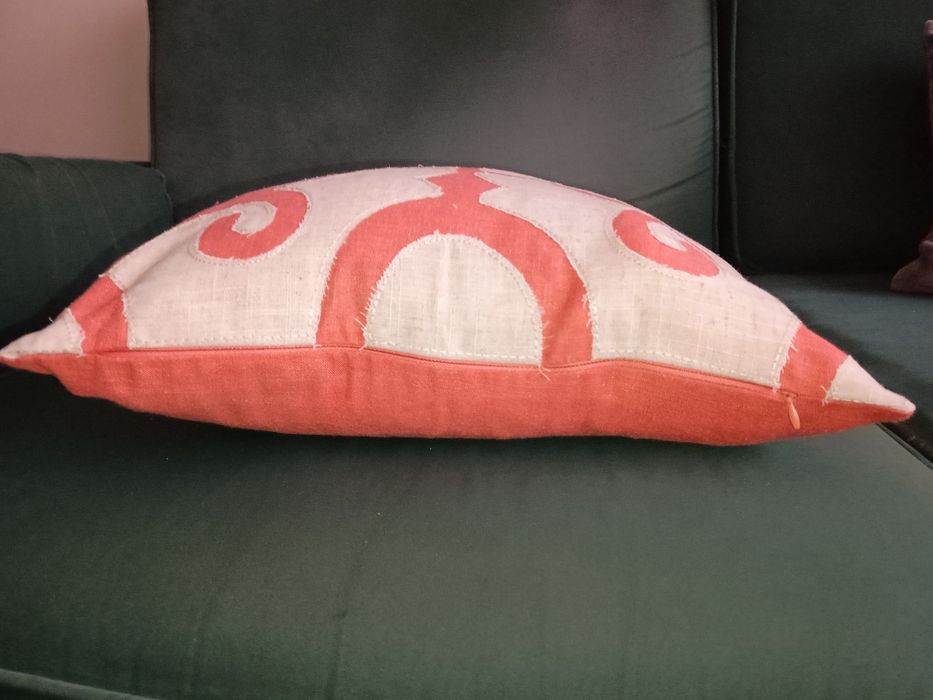 Almofada Tijolo/Linho 45x45cm - Nova