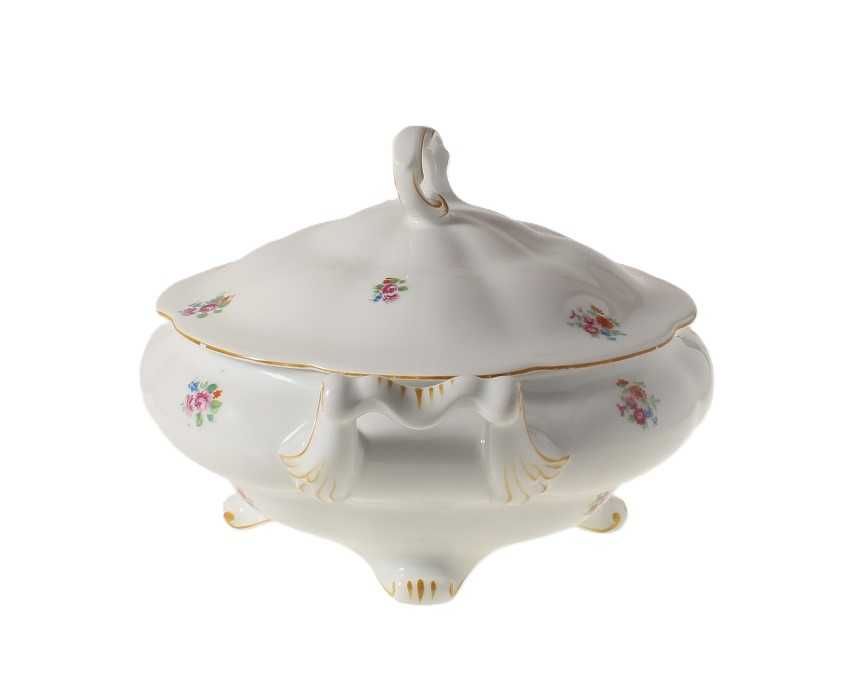 Waza do zupy serwis Charlotte porcelana śląska Koenigszelt l.30-40