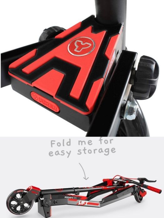 трюковой   инерционный трёхколёсный самокат фликерYvolution Fliker Lif