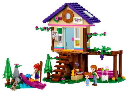 Klocki Lego Friends Leśny domek 41679 Pudełko Instrukcja