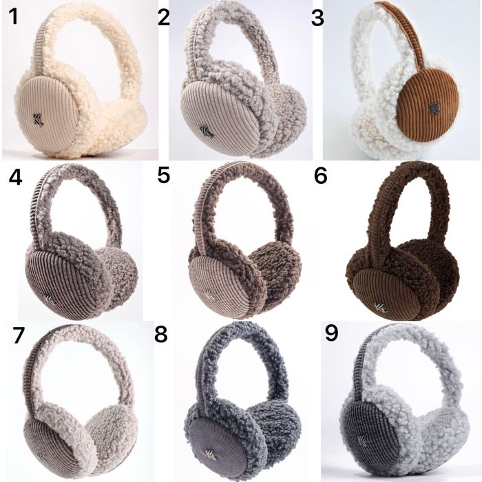 26кольорів! теплі хутряні навушники тедді наушники тедди теплые зимние