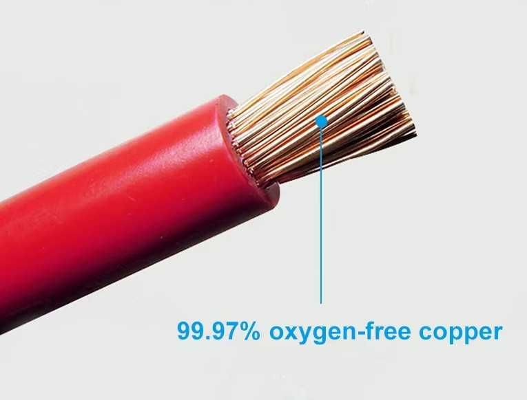 Cabo Bateria com Terminal Olhal 50Cm 16mm