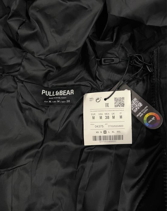 Куртка Pull&Bear (S,M,L,XL) Puffer Jacket Оригінал Ветровка Мужская