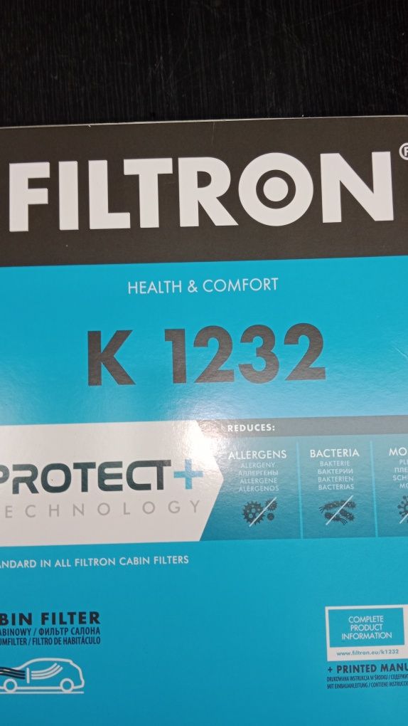 Filtr kabinowy Filtron K1232