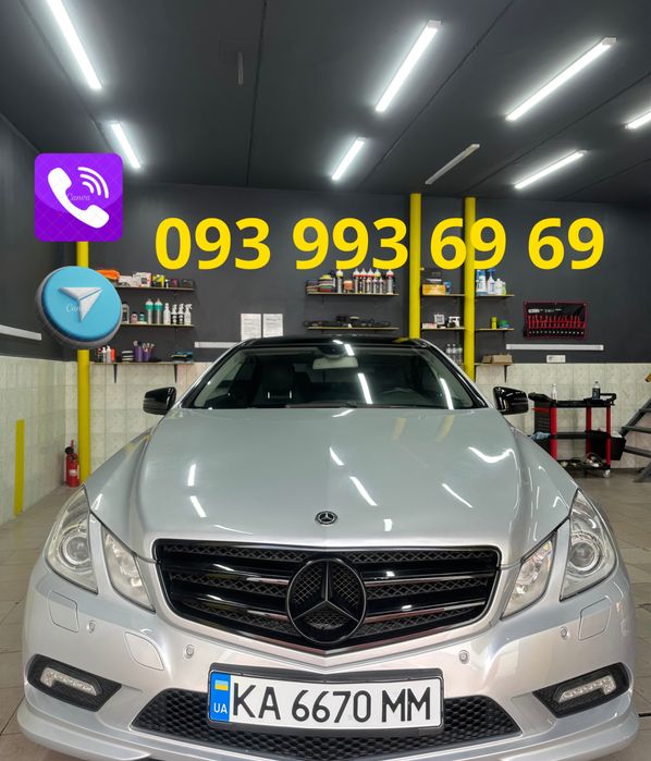 BI -LED лінзи установка линз полировка авто антихром авто детейлинг