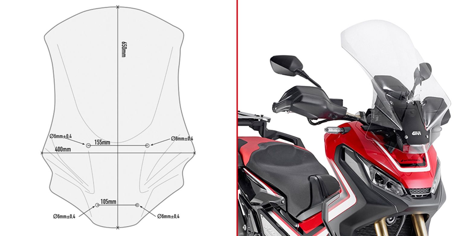 Parabrisas GIVI Honda X-Adv 17/20