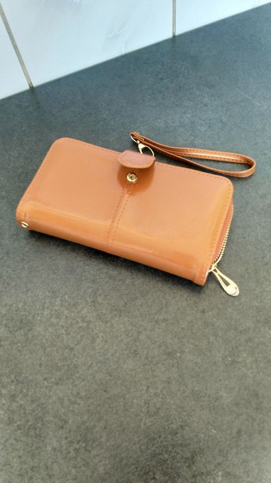 Portfel damski rudy