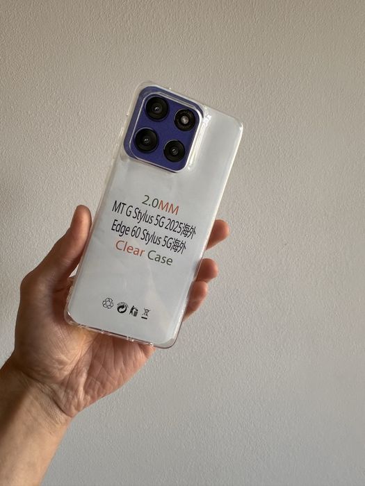 Etui Przeźroczyste 2mm do MOTOROLA EDGE 60 STYLUS 5G