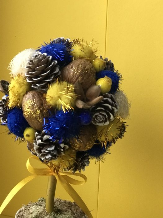 Новорічна поробка в школу, новорічний декор, подарунок на Різдво