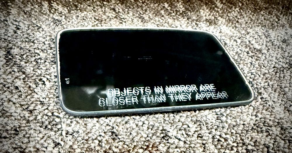 Wkład lusterka USA Vw golf mk2.