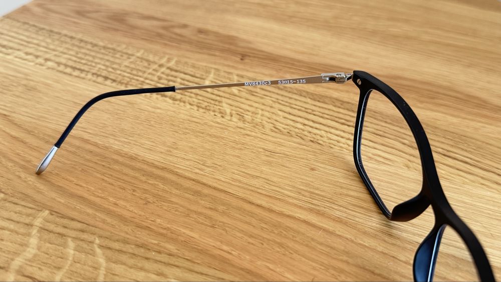 Okulary Marvellens meskie z filtrem światła niebieskiego zerówki nowe