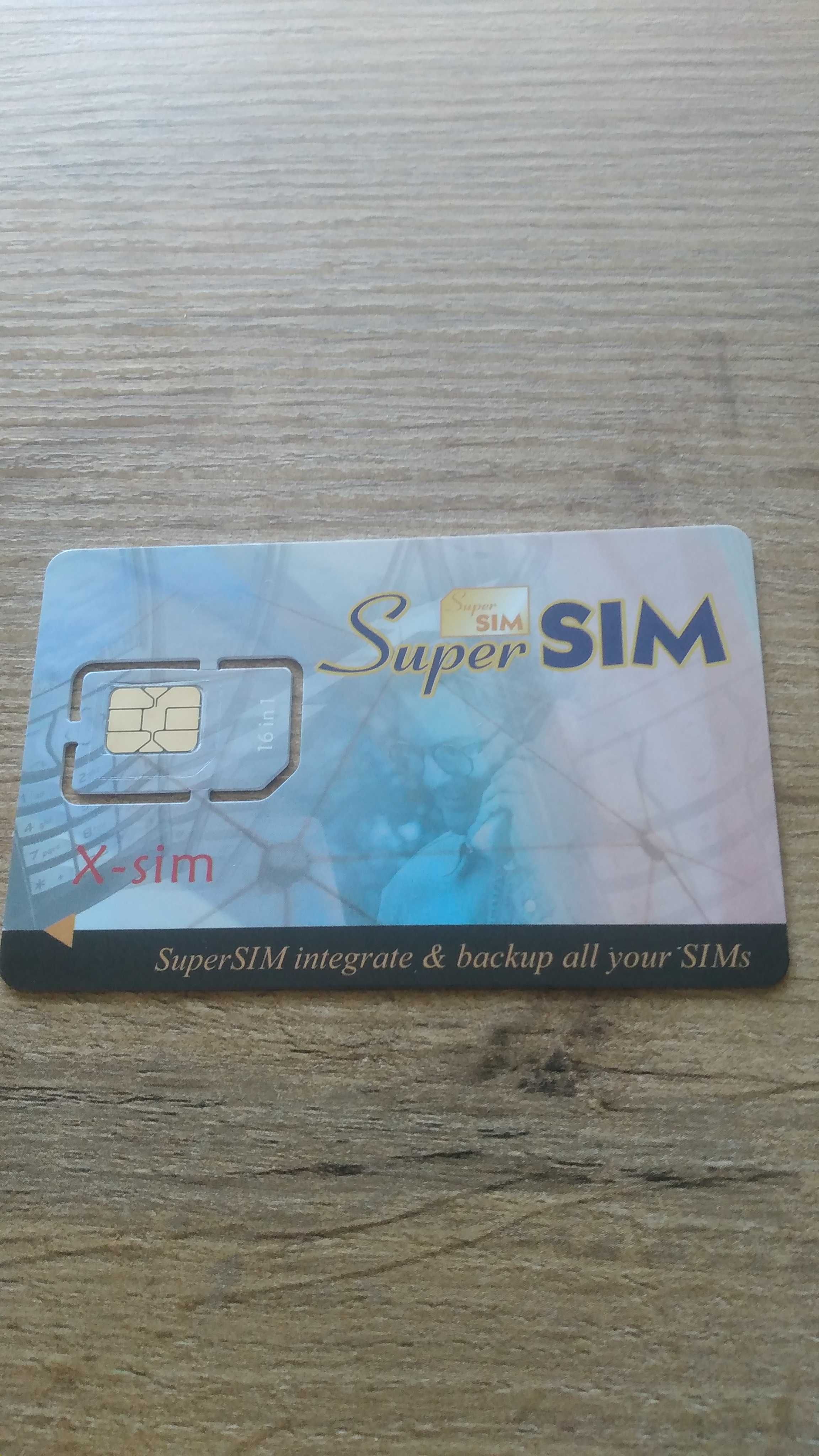 Karta super  X sim