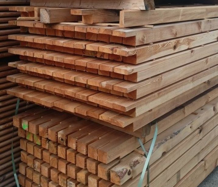 Kantówki strugane 9x9x2m