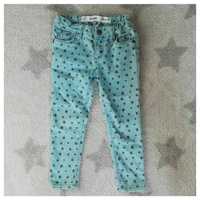 Spodnie jeansowe w gwiazdki Primark 3-4lata 104cm