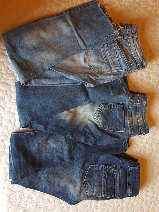 Spodnie s zestaw pas 37 cm jeans