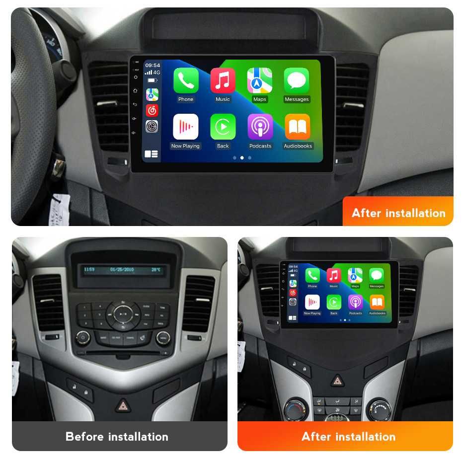 Магнітола Chevrolet Cruze GPS навігація Android Шевроле Круз