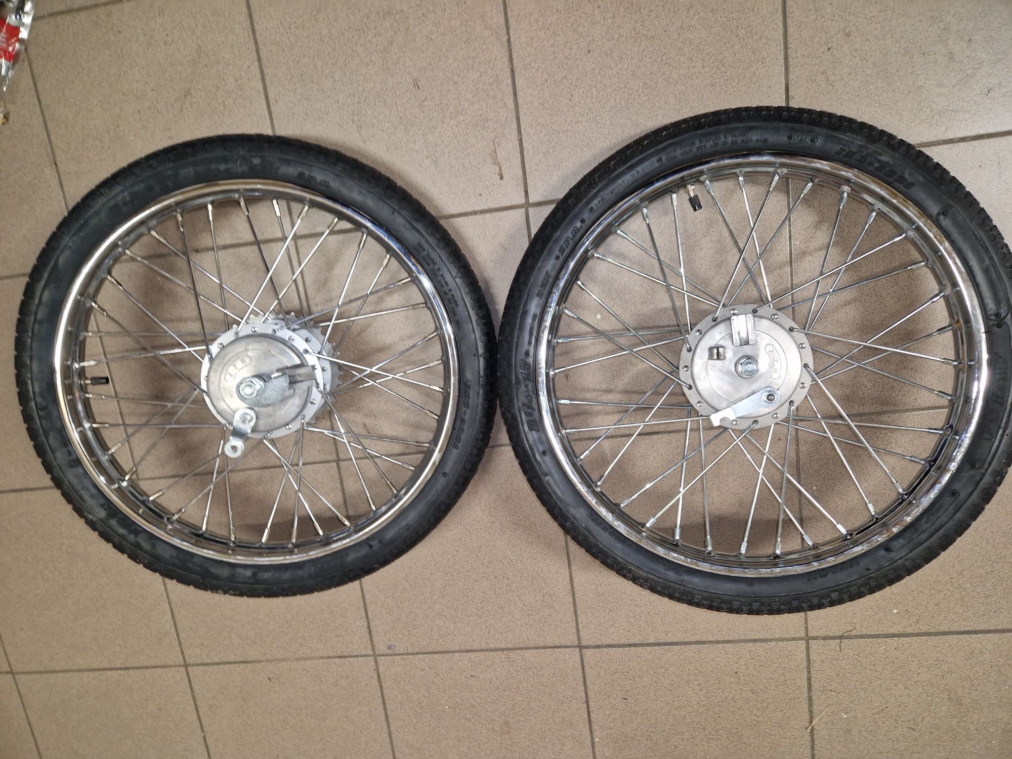 Odnowione kola wycentrowane kpl r19" Romet komar 2375/50t1