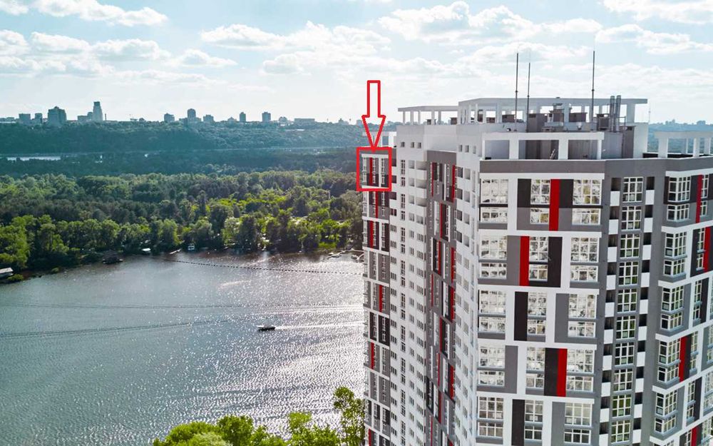 Продаж видової квартири 70 м.кв. Русанівська Гавань