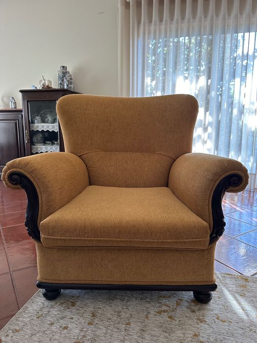 Sofá 3 lugares + 2 poltronas