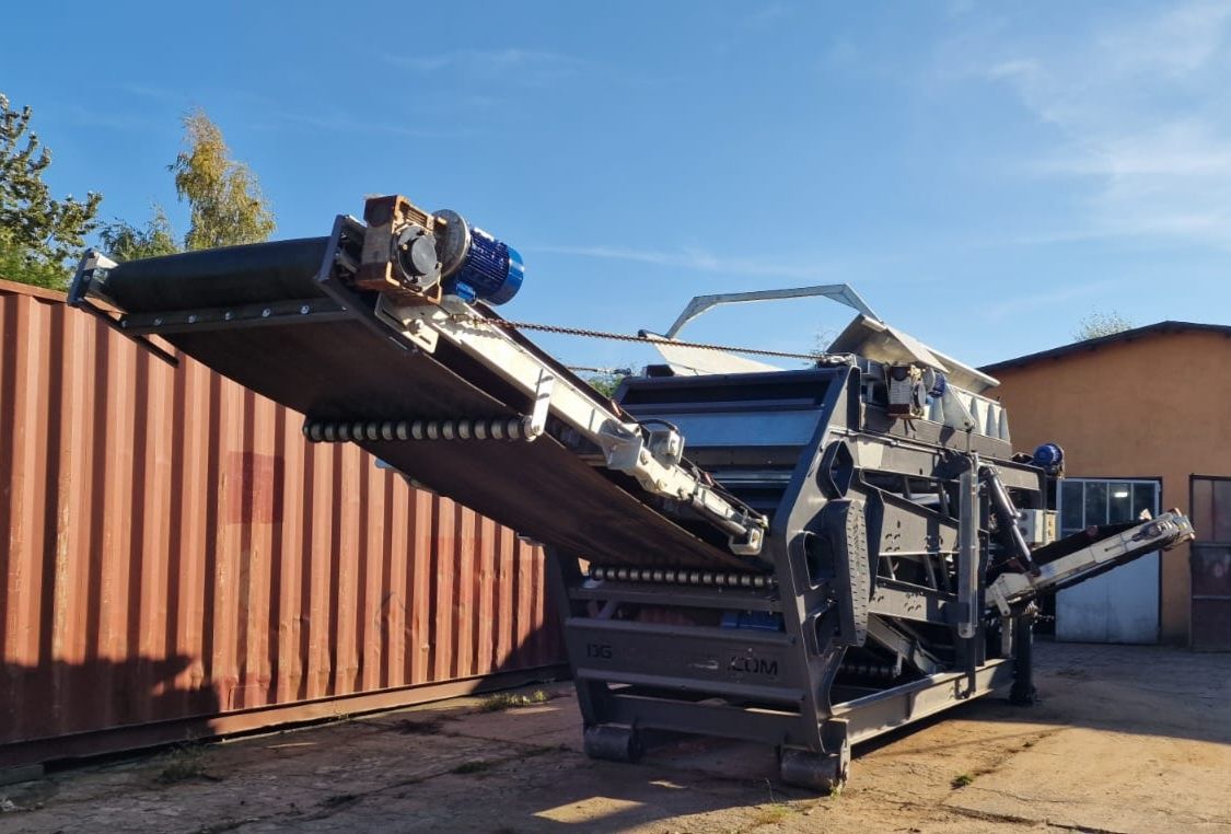 Przesiewacz DG3 3frakcje DG MACHINES kompost kamień kolejowy kruszarka
