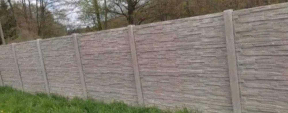Ogrodzenia betonowe płyty betonowe