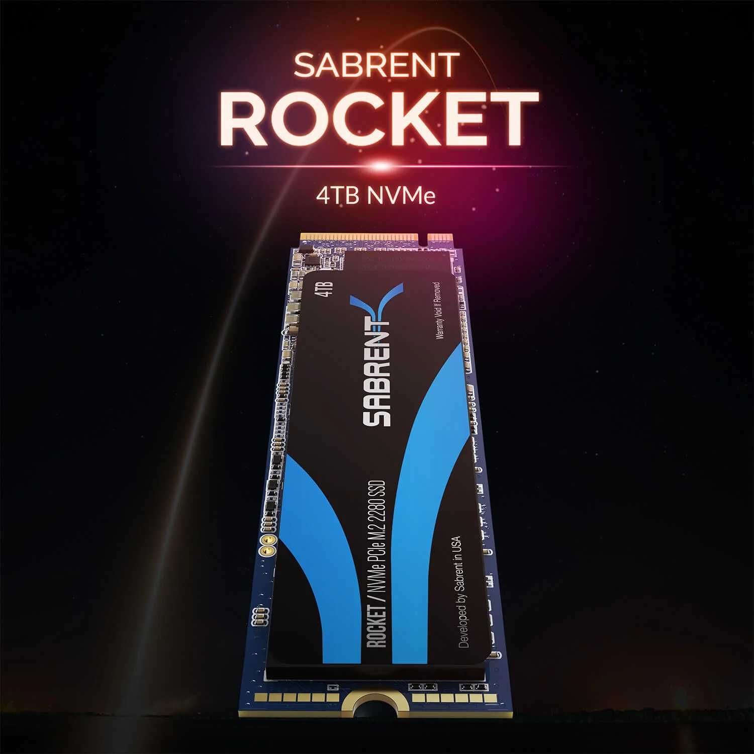 НОВІ* SSD 4TB — Sabrent Rocket NVMe M.2 PCIe 3.0 ЯК SAMSUNG