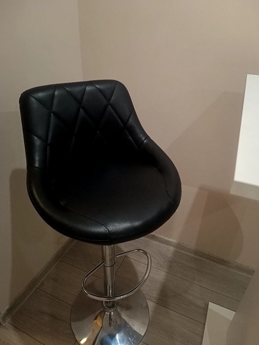 Hoker Stołek barowy czarny