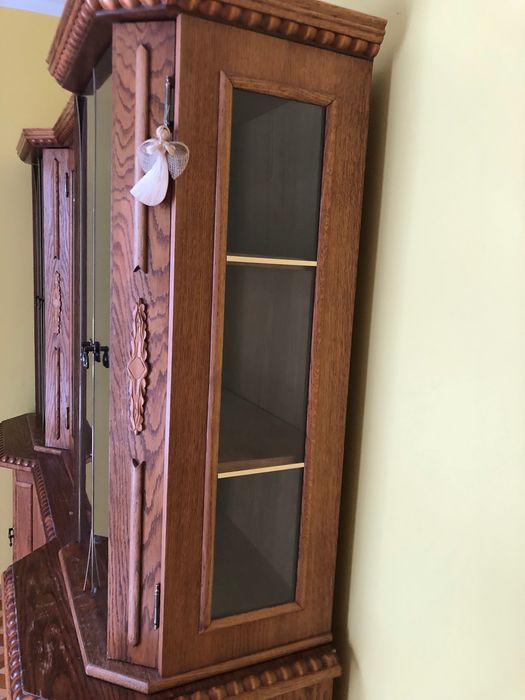 Komoda 2 częściowa dębowa