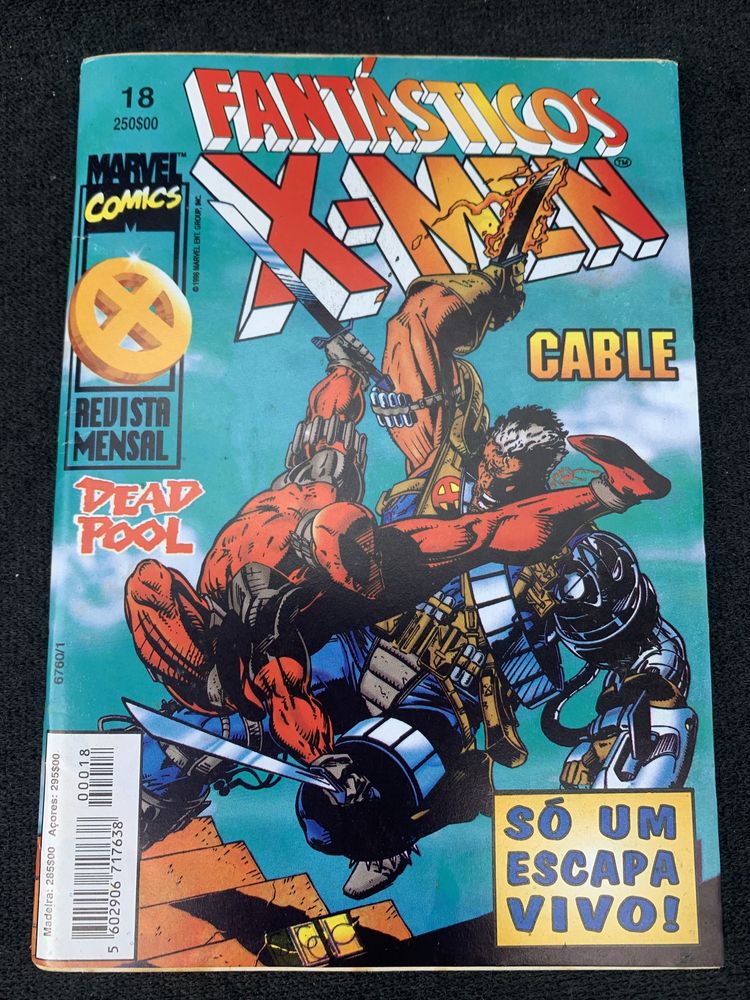 Lote de 8 Antigas Revistas BD X-Men