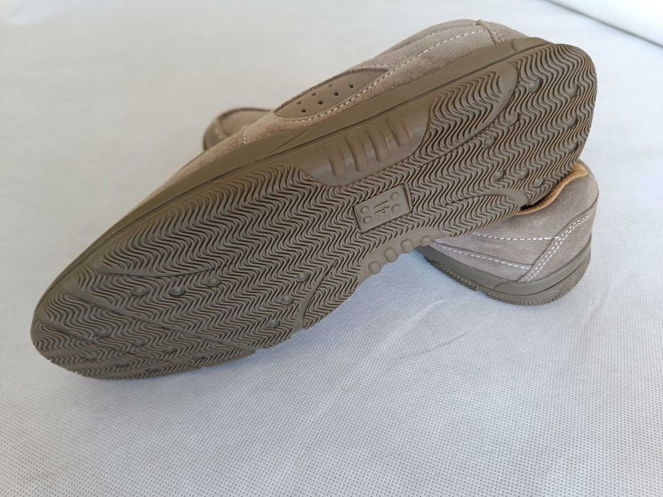 Buty męskie mokasyny 41 wsuwane zamszowe półbuty 26,3 cm Q8002
