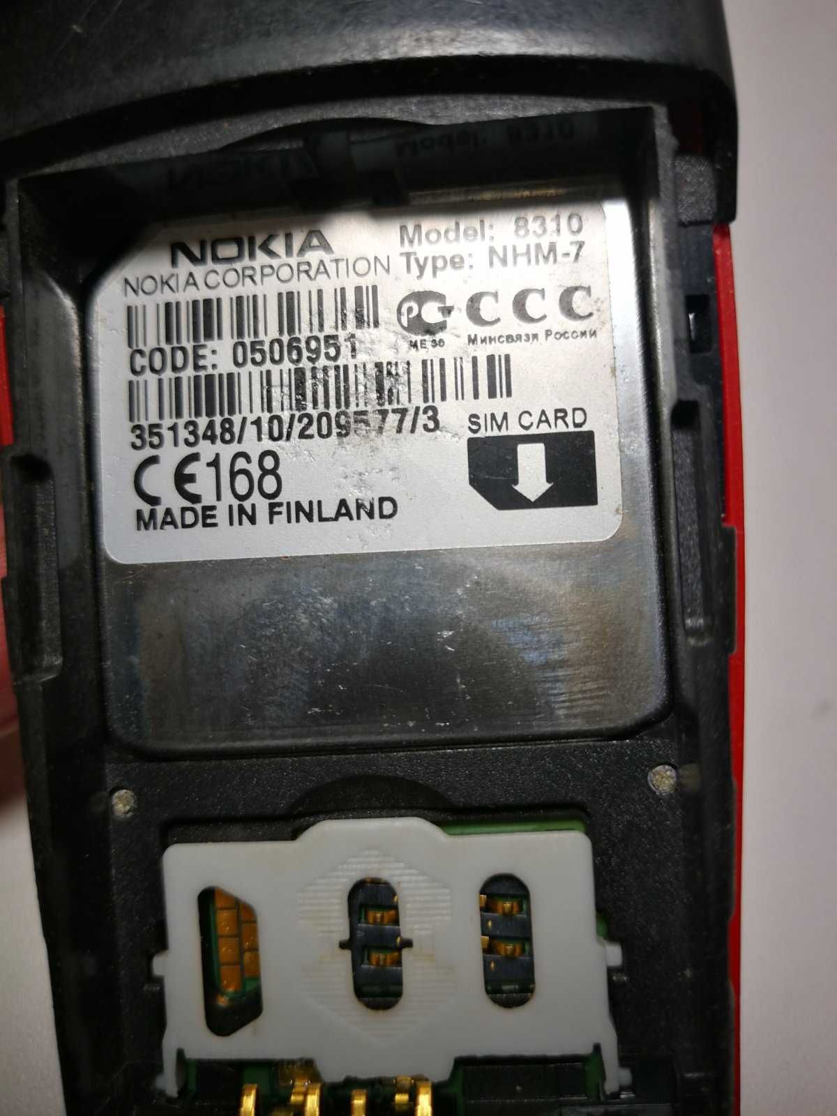 Мобильный телефон nokia 8310