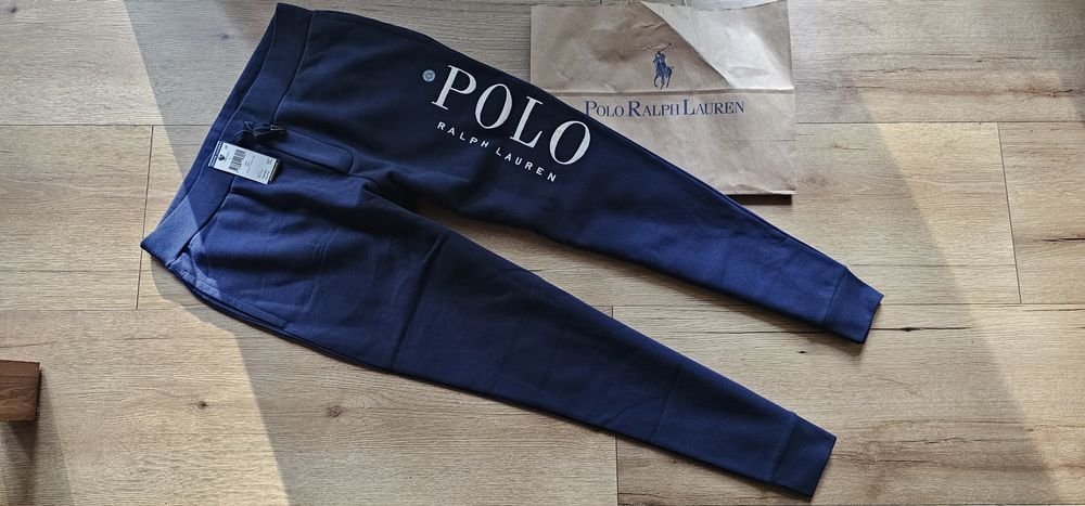 Spodnie dresowe Polo Ralph Lauren L męskie nowe ATL NAVY