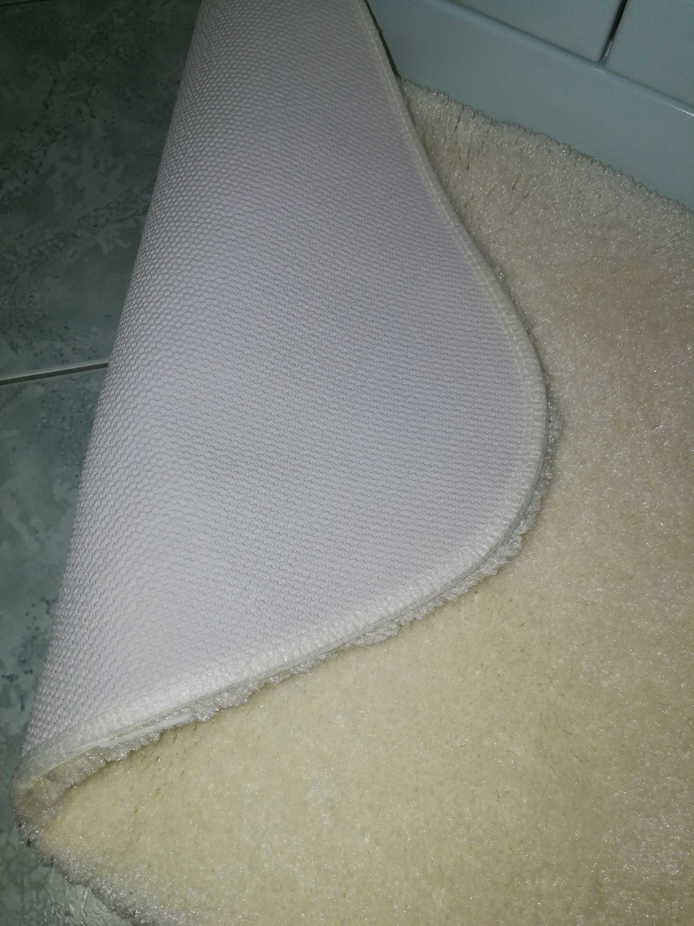 Dywaniki Łazienkowe pod WC i umywalkę w kolorze Ecri  Nowe
