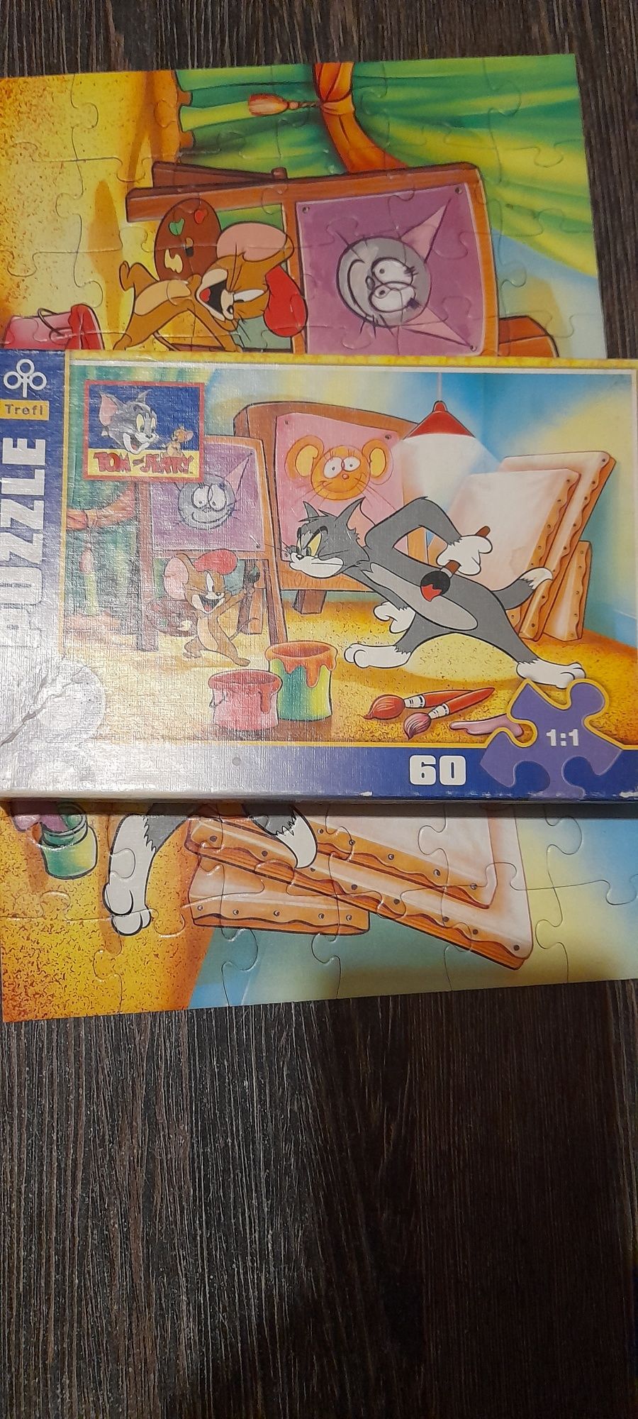 Puzzle 60 Blaze Tom&Jerry Power Rangers