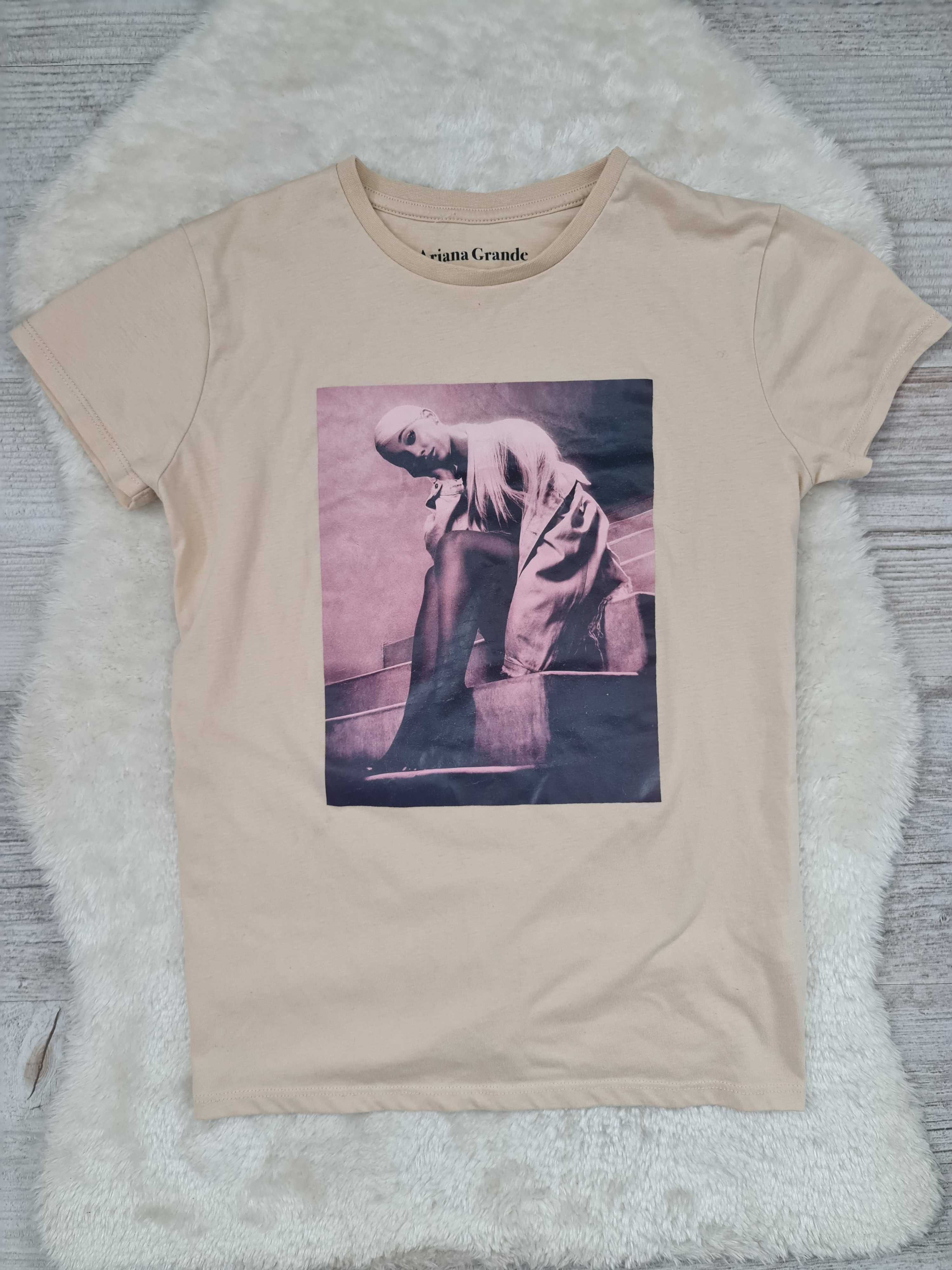 Koszulka T-shirt ariana grande Rozmiar 134 - 140 na Wiek 9 a 10 Lat