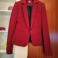 Blazer bordeaux Bershka XS/ Estado irrepreensível