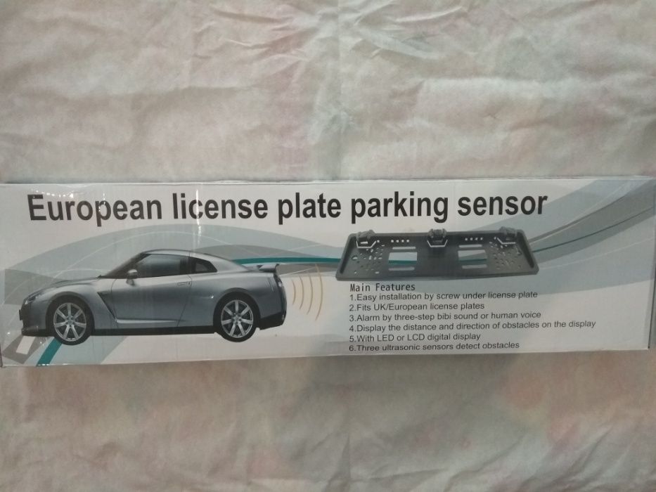 Sensores de estacionamento Moldura de matricula