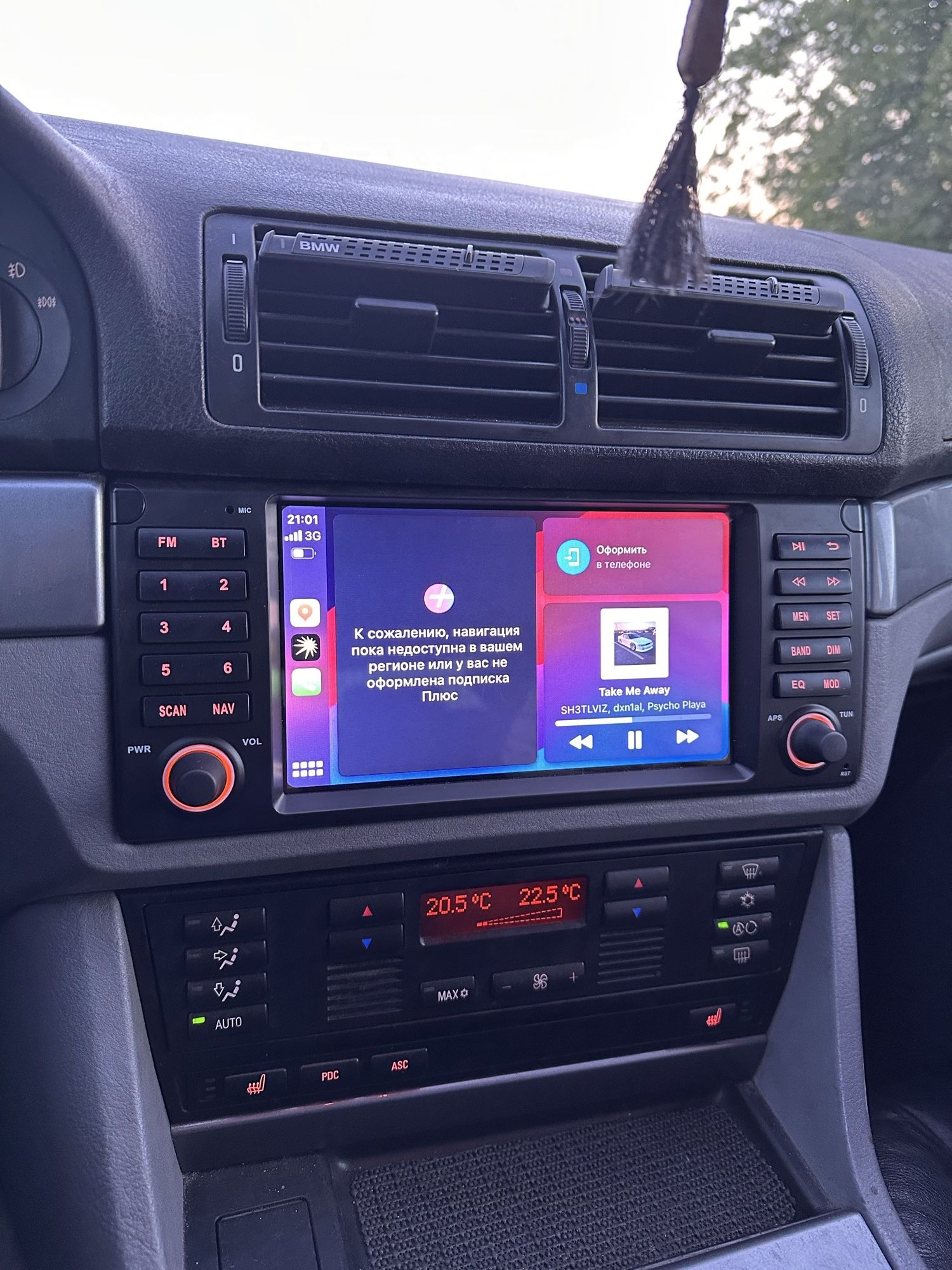 Rádio BMW E39/X5 E53 Android (Novo)