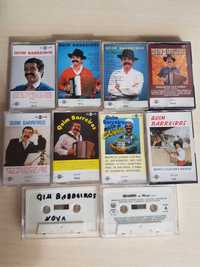 10 Cassetes Quim Barreiros + 10 Cassetes Diversos com Caixa